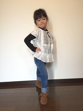 あんぱんちさん(キッズ・110cm)の春コーディネート