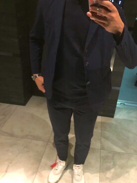 「JOURNAL STANDARD（ジャーナルスタンダード）のアイテム（その他アウター）」を使った、yさん（メンズ・180cm）の秋コーディネート