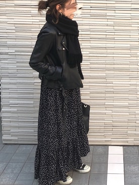 「アイラブCONVERSE」｜rnさん（レディース・157cm）の秋コーディネート