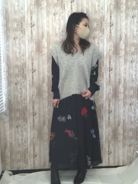 maiimaiiさん（レディース・161cm）の冬コーディネート