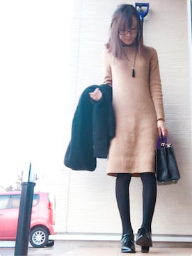 「MERCURYDUO（マーキュリーデュオ）のアイテム（ステンカラーコート）」を使った、yukinaさん（レディース・158cm）の春コーディネート