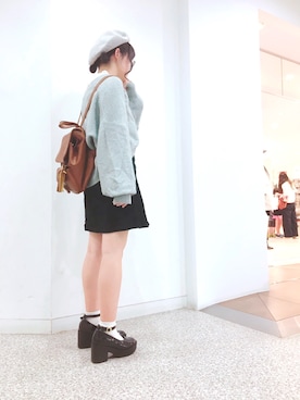 「みどり」｜「アイテム（その他）」を使った、もこたろうさん（レディース・149cm）の秋コーディネート