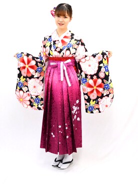 TAKAKO☆浅草着物レンタル大吉さんの（kimono | キモノ）を使ったコーディネート