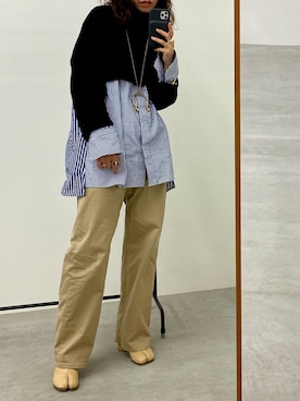 「House_Commune（ハウスコミューン）のアイテム」を使った、ayaka666yさん（レディース・162cm）の冬コーディネート