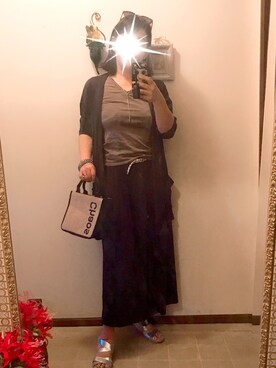 「Otto（オットー）のアイテム（トップス）」を使った、Nancyさん（レディース・163cm）の夏コーディネート