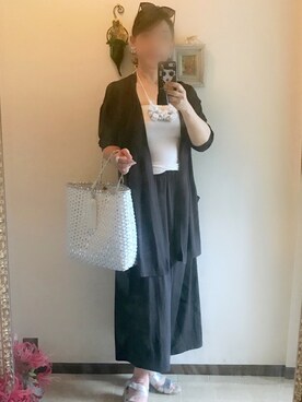 「Otto（オットー）のアイテム（トップス）」を使った、Nancyさん（レディース・163cm）の夏コーディネート