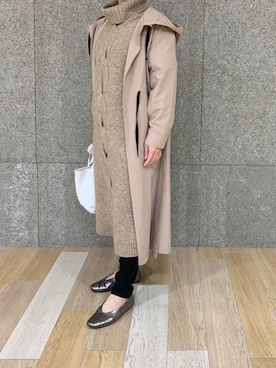 「PLST（プラステ）のアイテム（ワンピース/ドレス）」を使った、レモンさん（レディース・153cm）の冬コーディネート
