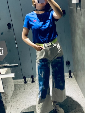 「Simon Miller（サイモン・ミラー）のアイテム（パンツ）」を使った、00beansさん（レディース・155cm）の春コーディネート