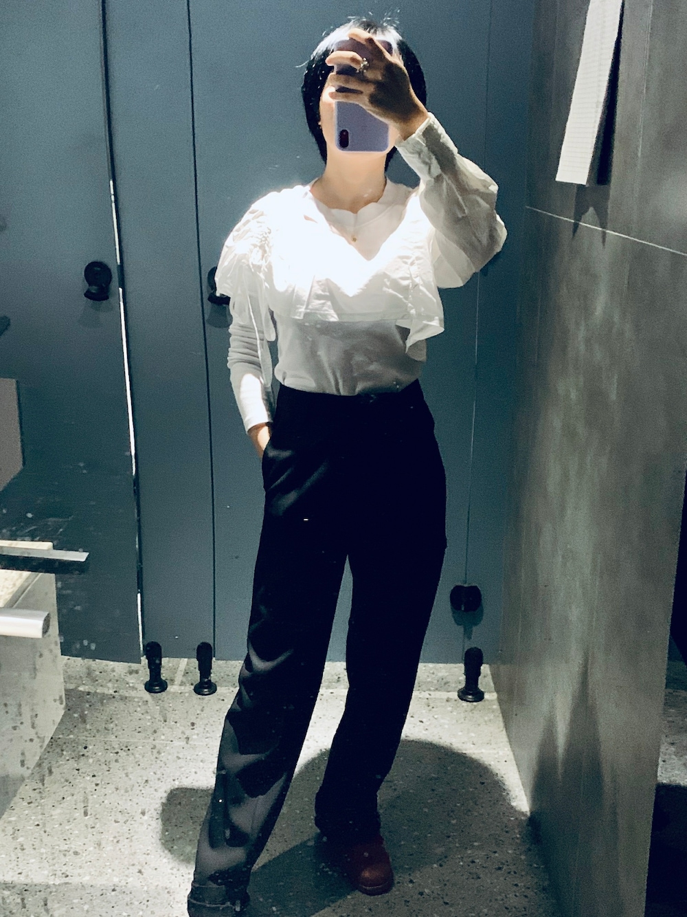カットソー(長袖+七分) PAMEO POSE - 2way Halfway Top PAMEO POSE（パメオポーズ）の「2way Halfway Top（Tシャツ