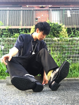 「unsame」｜karakiさん（メンズ・177cm）の夏コーディネート