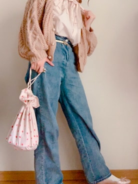 「one after another NICE CLAUP（ワンアフターアナザーナイスクラップ）のアイテム（財布/小物）」を使った、ひみさん（レディース・160cm）の秋コーディネート