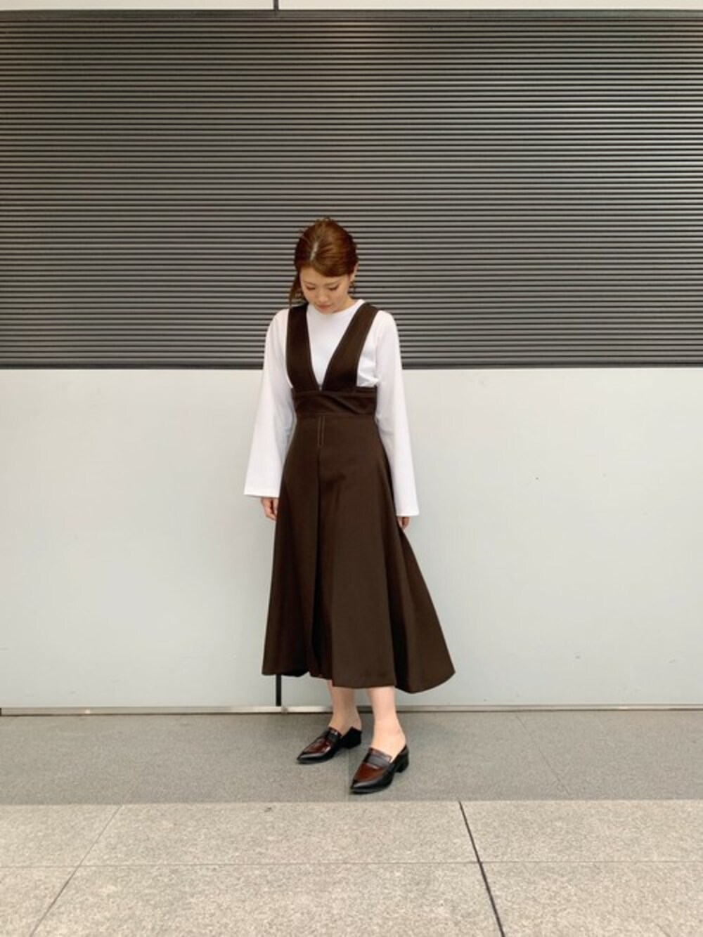 𝕒𝕪𝕒（STUDIOUS WOMENS 博多店）｜STUDIOUSのジャンパースカートを使ったコーディネート - WEAR