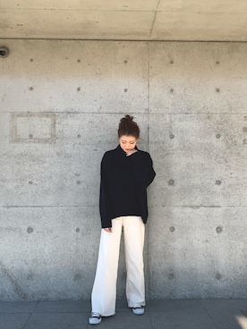 「CINOH（チノ）のアイテム」を使った、𝕒𝕪𝕒さん（レディース・167cm）の秋コーディネート