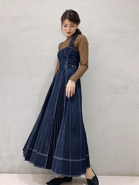 「CASA FLINE（カーサフライン）のアイテム」を使った、𝕒𝕪𝕒さん（レディース・167cm）の秋コーディネート