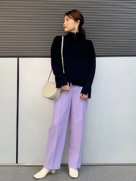 「YAHKI（ヤーキ）のアイテム（バッグ）」を使った、𝕒𝕪𝕒さん（レディース・167cm）の冬コーディネート