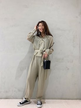 「STAIR（ステア）のアイテム」を使った、𝕒𝕪𝕒さん（レディース・167cm）の冬コーディネート