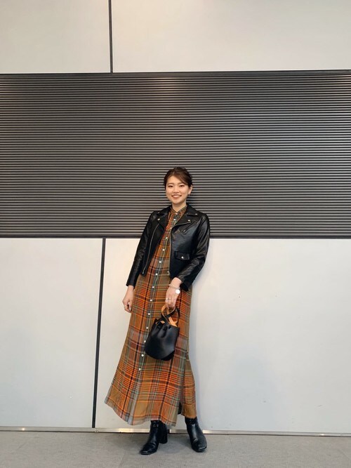 𝕒𝕪𝕒 Studious Womens 博多店 Beautiful Peopleのライダースジャケットを使ったコーディネート Wear