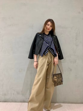 「beautiful people」｜𝕒𝕪𝕒さん（レディース・167cm）の春コーディネート