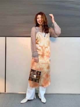 「TAN（タン）のアイテム」を使った、𝕒𝕪𝕒さん（レディース・167cm）の春コーディネート