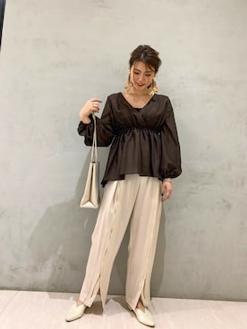 「モノトーン」｜𝕒𝕪𝕒さん（レディース・167cm）の春コーディネート