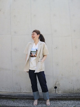 𝕒𝕪𝕒さん(レディース・167cm)の春コーディネート