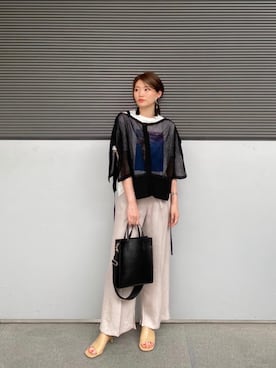 「アイテム（イヤリング）」を使った、𝕒𝕪𝕒さん（レディース・167cm・20代）の夏コーディネート