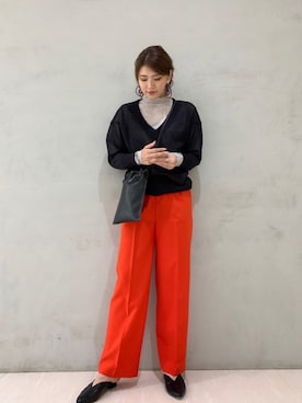 「STUDIOUS（ステュディオス）のアイテム（サンダル）」を使った、𝕒𝕪𝕒さん（レディース・167cm）の夏コーディネート