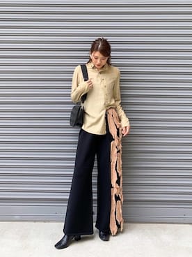 「YAHKI（ヤーキ）のアイテム（バッグ）」を使った、𝕒𝕪𝕒さん（レディース・167cm）の夏コーディネート