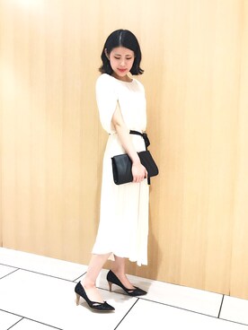 「テキスタイル」｜にっしーさん（レディース・154cm）の春コーディネート
