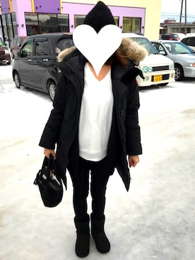 「maternity（マタニティ）のアイテム」を使った、RICHさん（レディース・165cm）の冬コーディネート