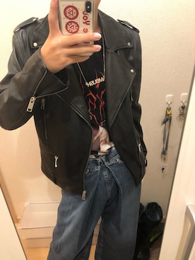 「MISBHV（ミスビヘイブ）のアイテム」を使った、みなみさん（メンズ・178cm）の春コーディネート