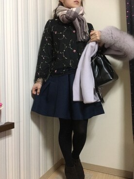 Ayumi*さん（レディース・161cm）の冬コーディネート