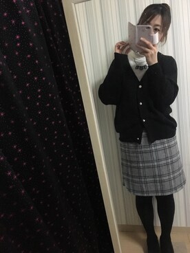 「MERCURYDUO（マーキュリーデュオ）のアイテム（PC・スマホグッズ/家電）」を使った、Ayumi*さん（レディース・161cm）の冬コーディネート
