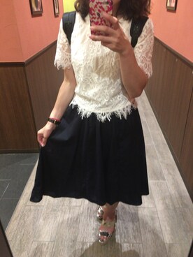 Ayumi*さん（レディース・161cm）の夏コーディネート