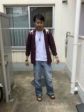 はんぞーさん（メンズ・169cm）の夏コーディネート