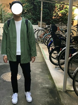 「アイテム（その他アウター）」を使った、はんぞーさん（メンズ・169cm・20代）の秋コーディネート
