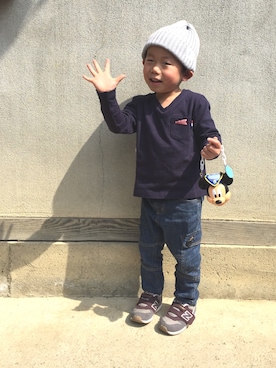 SUNさん（キッズ・90cm）の春コーディネート