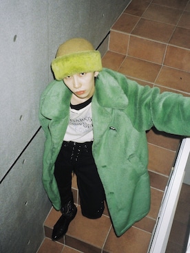 「SYU.HOMME/FEMM（シュウ）のアイテム（その他アウター）」を使った、keisuke_atobeさん（メンズ・170cm）の冬コーディネート