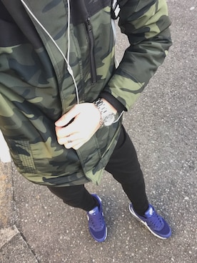 なるをかさん（メンズ・174cm）の冬コーディネート