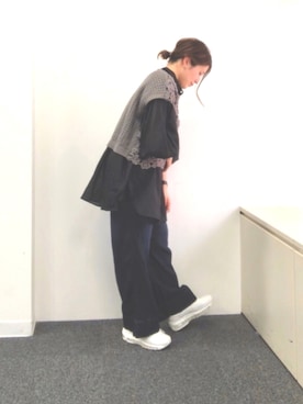 「NIKE（ナイキ）のNIKE ナイキ エア マックス 97 ウィメンズシューズ / NIKE AIR MAX 97 921733-100【SP】（スニーカー）」を使った、さとちゃんさん（レディース・156cm）の春コーディネート
