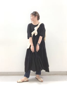 「adidas（アディダス）のアイテム（アナログ腕時計）」を使った、さとちゃんさん（レディース・156cm）の春コーディネート