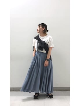 「adidas（アディダス）のアイテム（アナログ腕時計）」を使った、さとちゃんさん（レディース・156cm）の春コーディネート