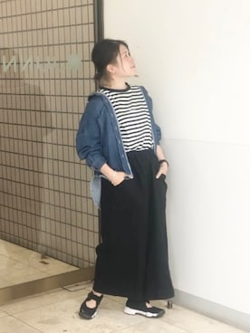 「adidas（アディダス）のアイテム（アナログ腕時計）」を使った、さとちゃんさん（レディース・156cm）の夏コーディネート