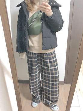 「アイテム（ブルゾン）」を使った、ありささん（レディース・158cm・30代）の冬コーディネート