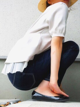 「yangany（ヤンガニー）のアイテム」を使った、みきさん（レディース・157cm）の夏コーディネート