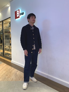 「英国」｜Wadaさん（メンズ・172cm）の冬コーディネート