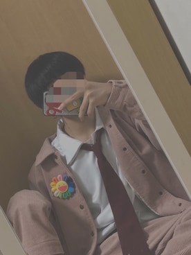 「アイテム（フォーマルスーツ/小物）」を使った、かげさん（メンズ・168cm・10代）の冬コーディネート