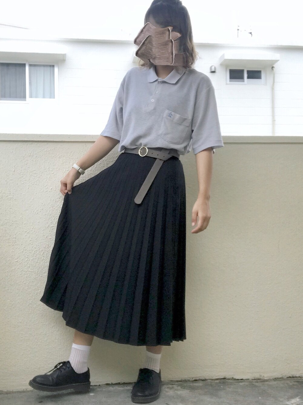 Natsukiさんの「プリーツスカート（UNIQLO）」を使ったコーディネート