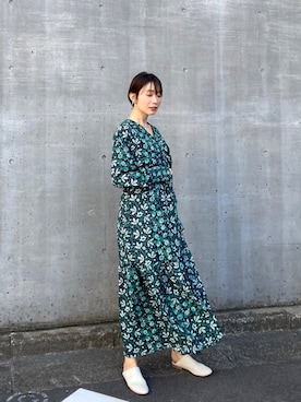 「MJUKA.（ミューカ）のアイテム」を使った、Yukiさん（レディース・161cm）の春コーディネート