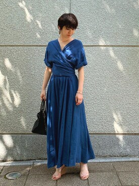 Gallardagalante ガリャルダガランテ の 2wayリネンリボンワンピース 大草直子さんコラボ ワンピース Wear